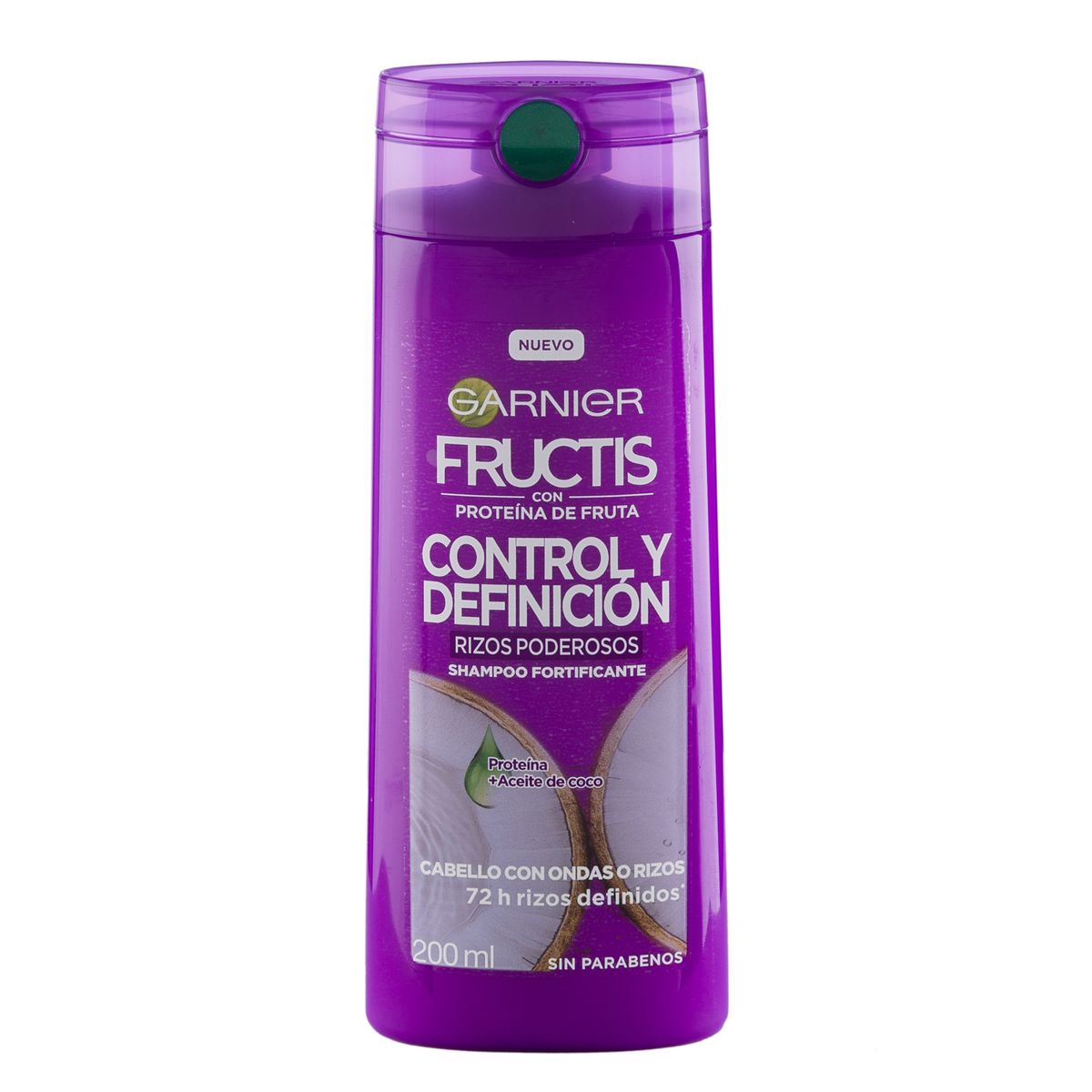 Shampoo Garnier Fructis Control Y Definición Rizos 200 ml Farmalife