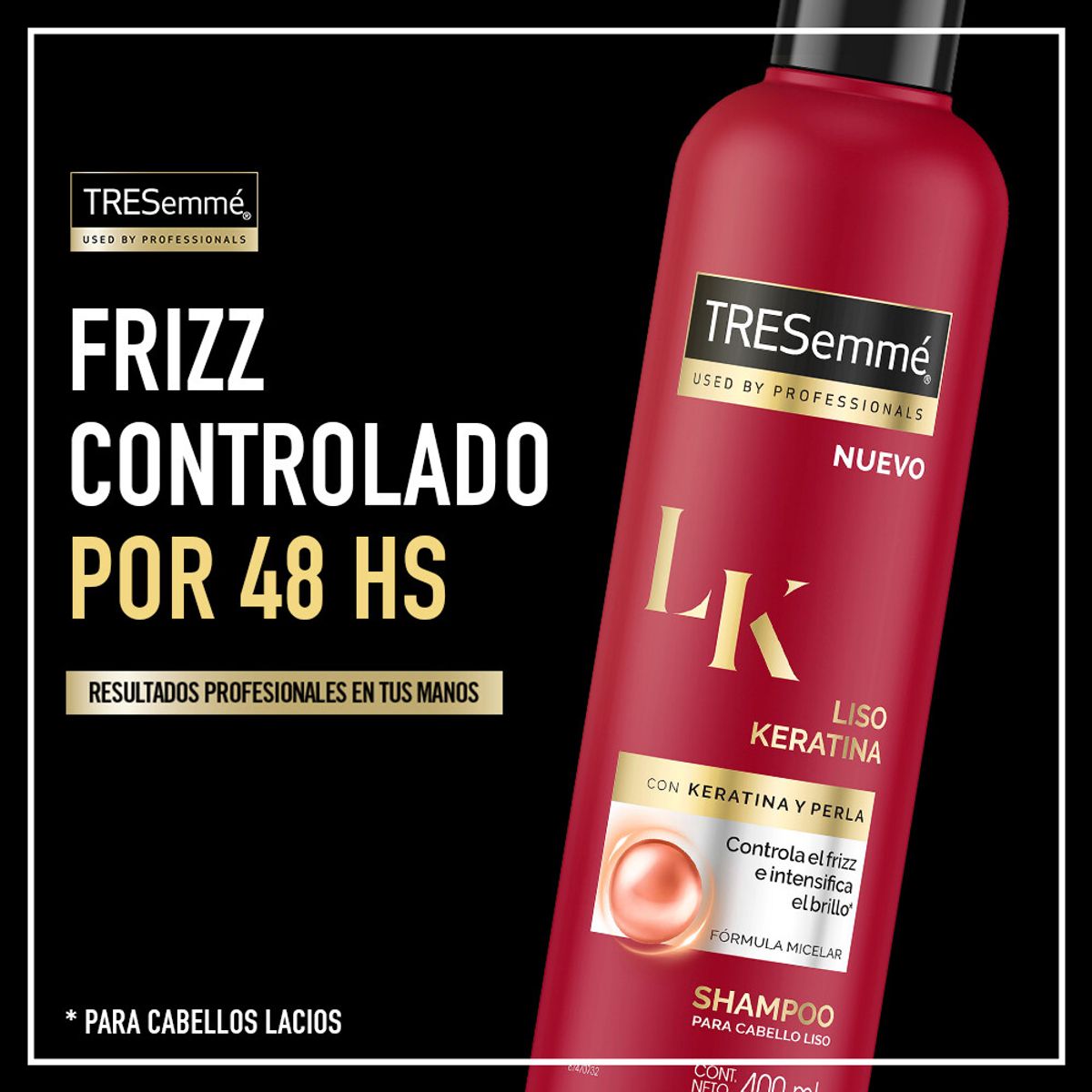 TRESEMME SHAMPOO INFS DE KERATINA x 400 ml Farmalife