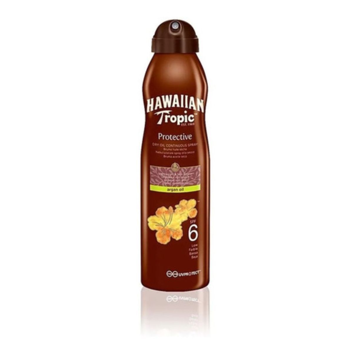 HAWAIIAN TROPIC ARGAN OIL SPRAY SPF6 X 180ML Farmalife