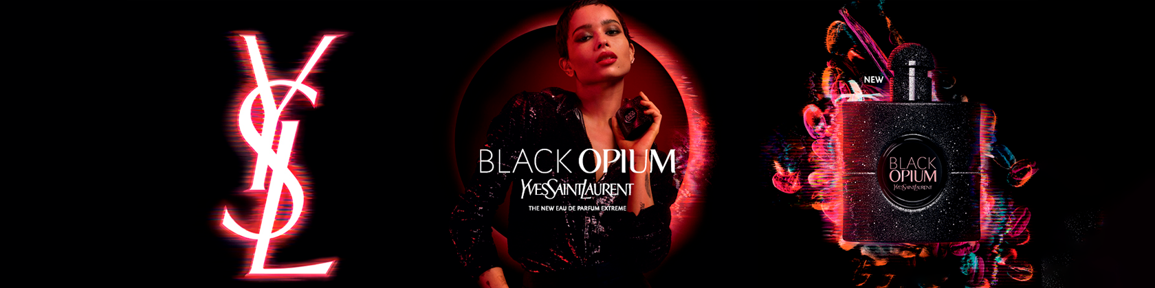 Banner YSL black opium
