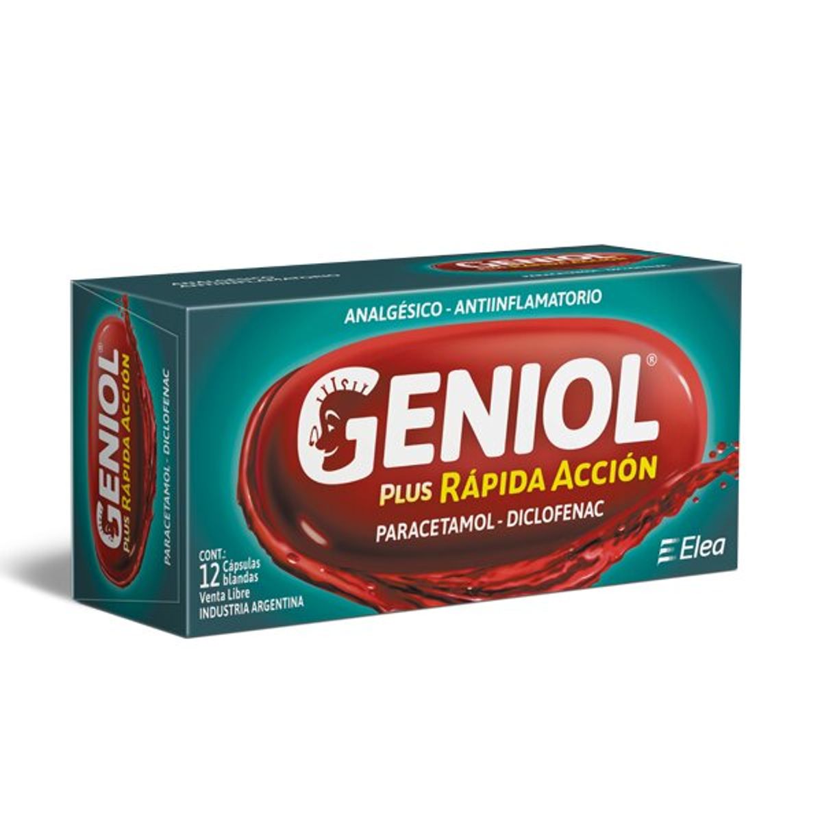 GENIOL PLUS RAPIDA ACCION CAPS.BL. X 12 - Farmalife