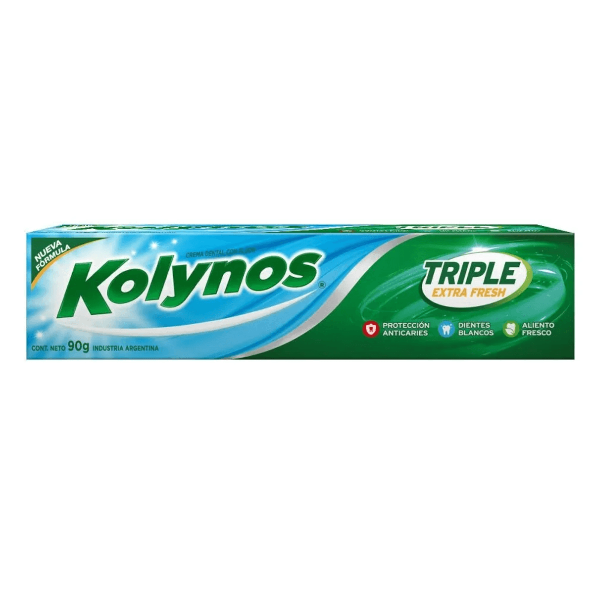 KOLYNOS PASTA DENTAL TRIPLE EXTRA FRESH x 90 GR Farmalife
